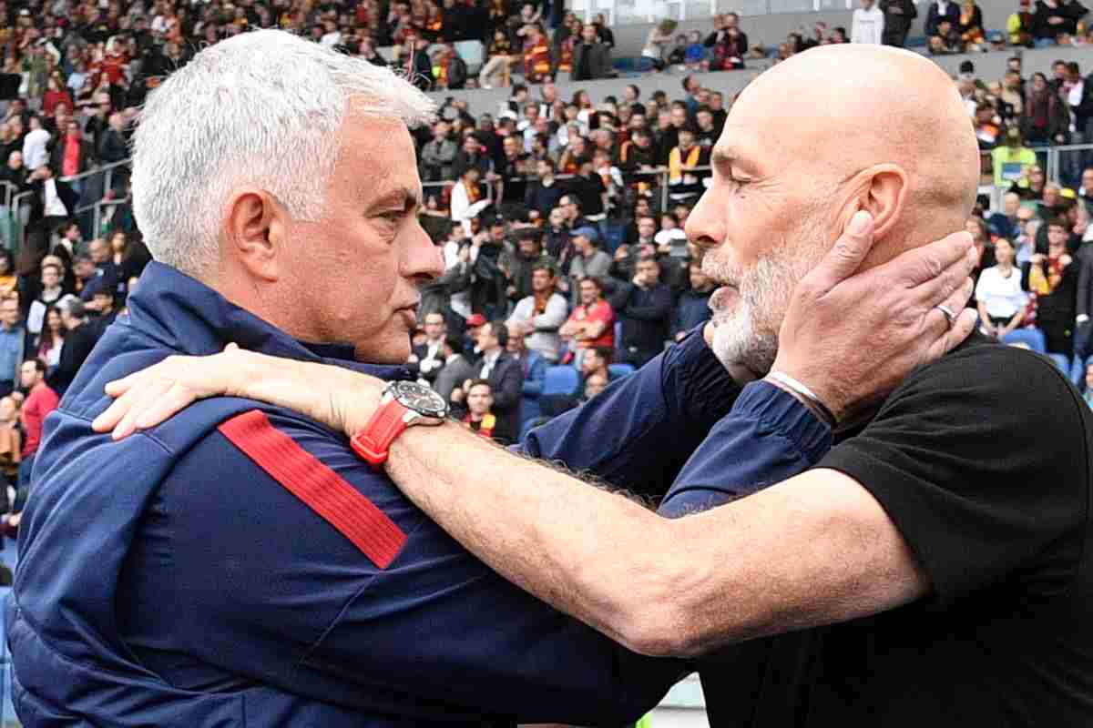 Scintille tra Mourinho e Pioli