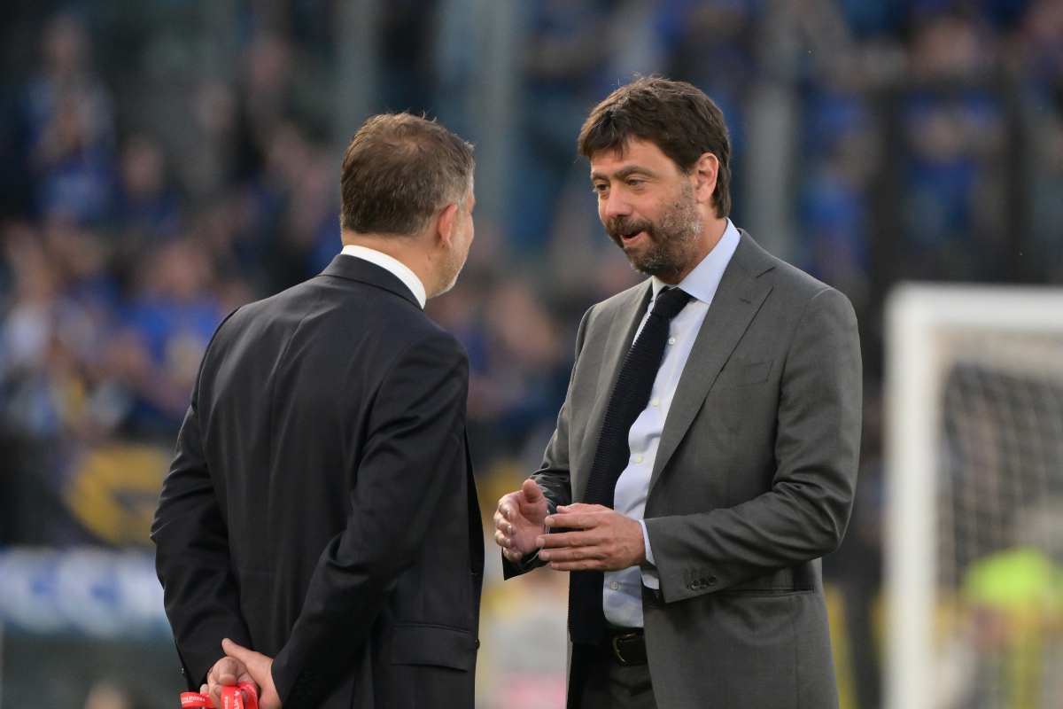 Andrea Agnelli e Federico Cherubini a colloquio