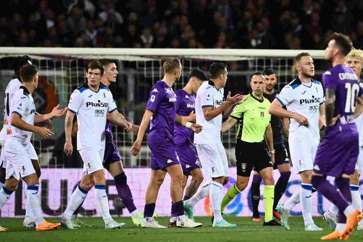 Rissa Fiorentina Atalanta Serie A - (LaPresse) - calcionow.it