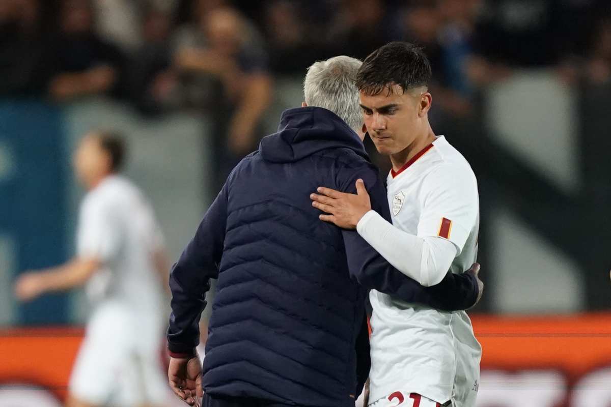 Roma Mourinho Dybala (LaPresse) - calcionow.it