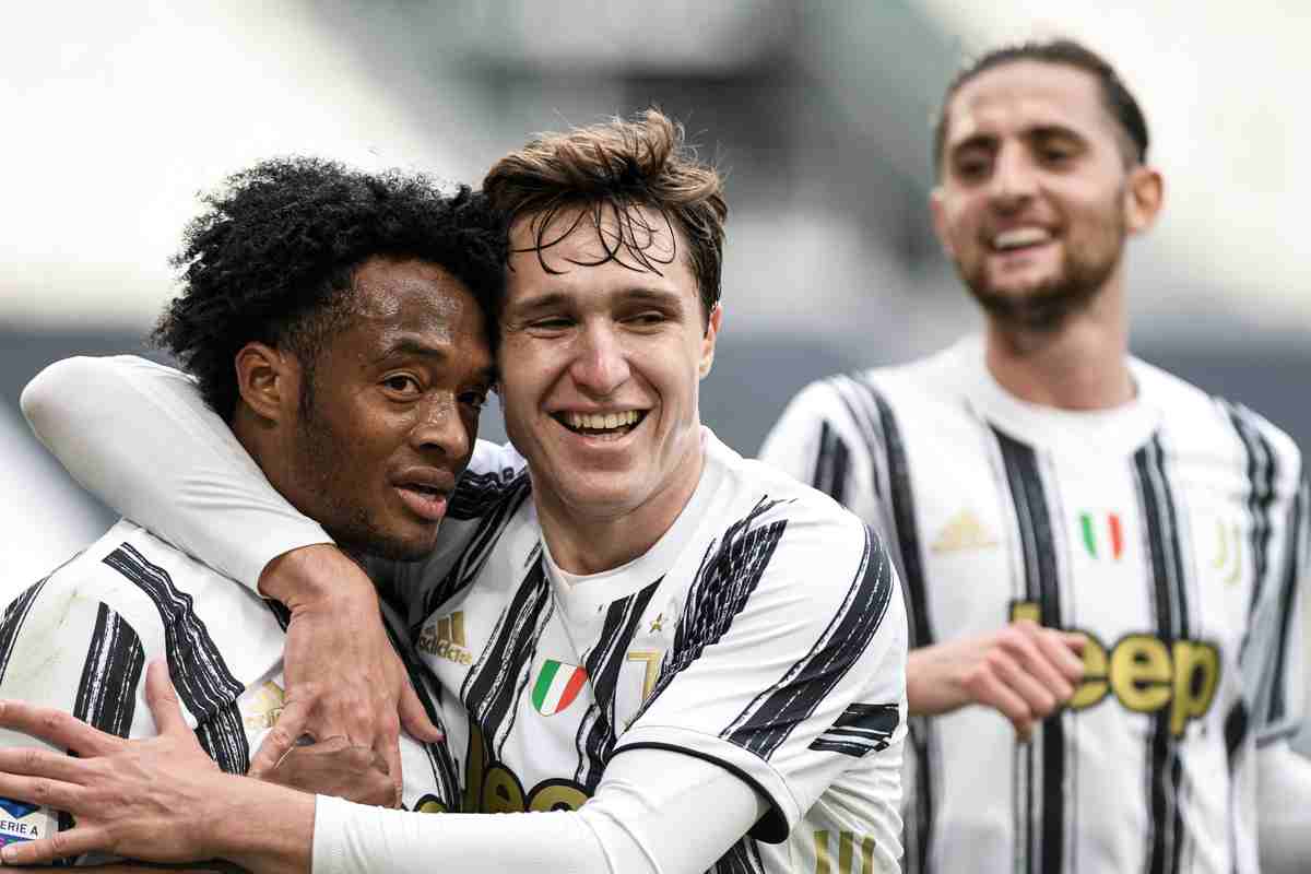 juve cede cuadrado e rabiot