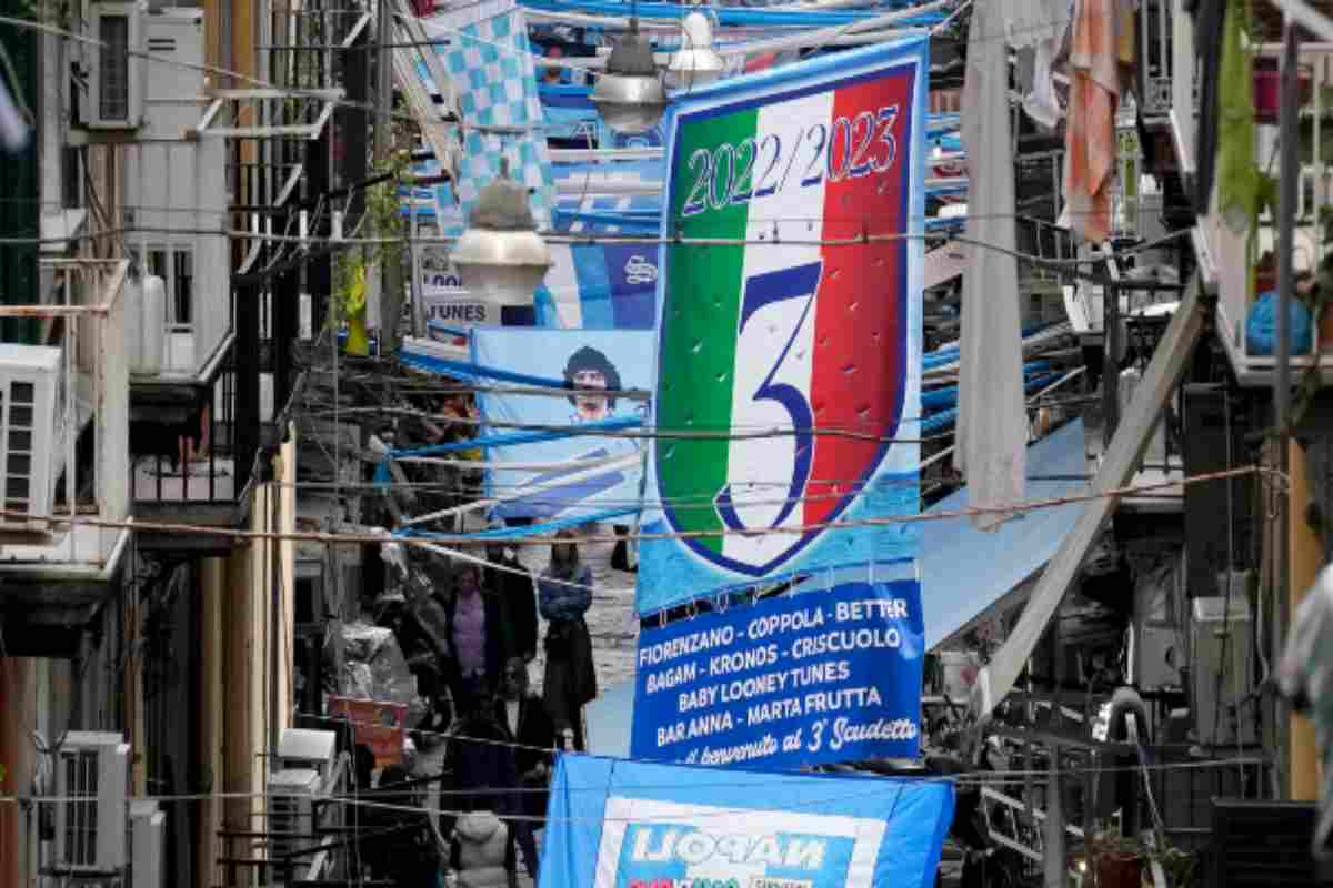 festeggiamenti scudetto vie di napoli