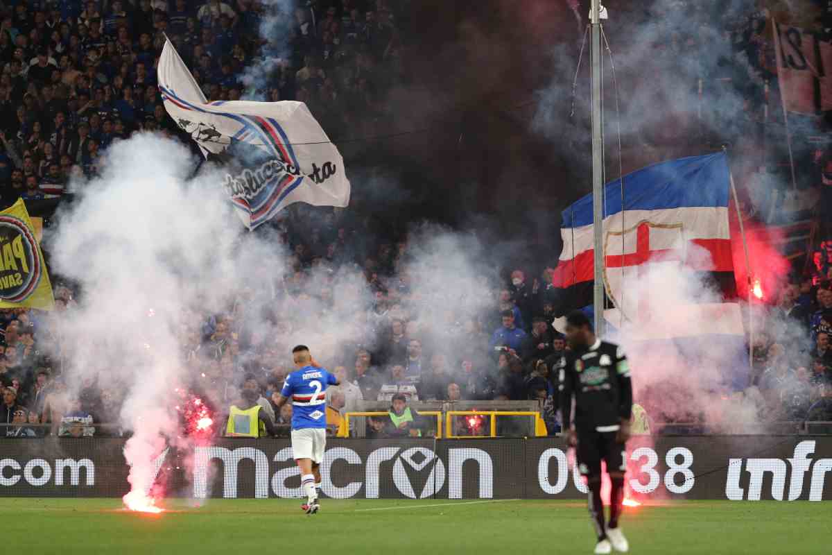 Protesta tifosi sampdoria