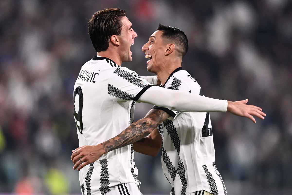 vlahovic di maria allegri juventus