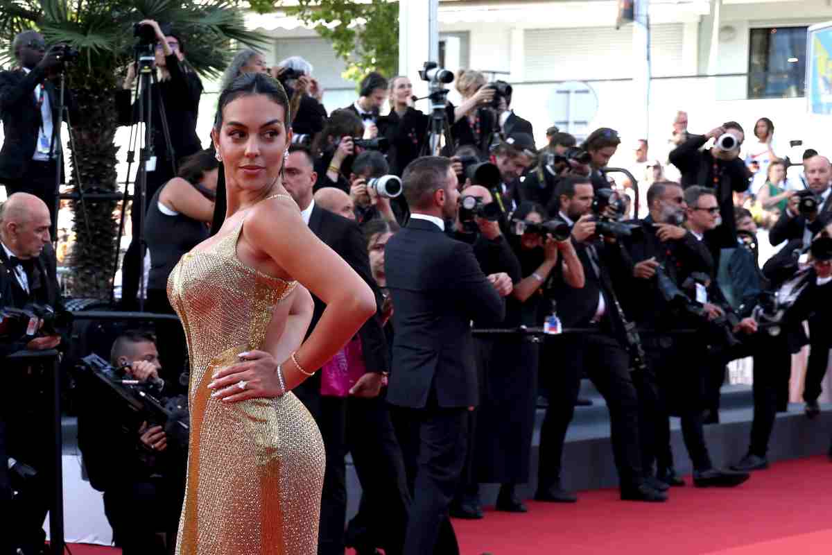 Georgina Rodriguez, sexy a Cannes