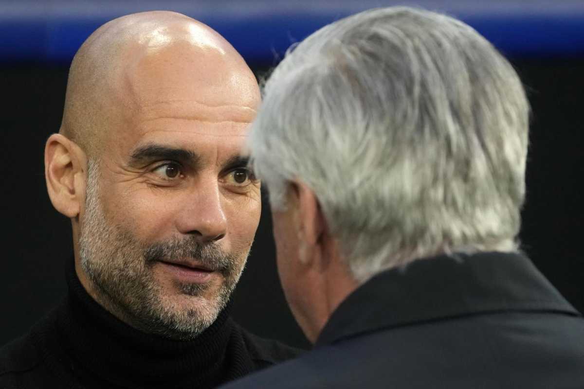 Guardiola Ancelotti Real Madrid Manchester City