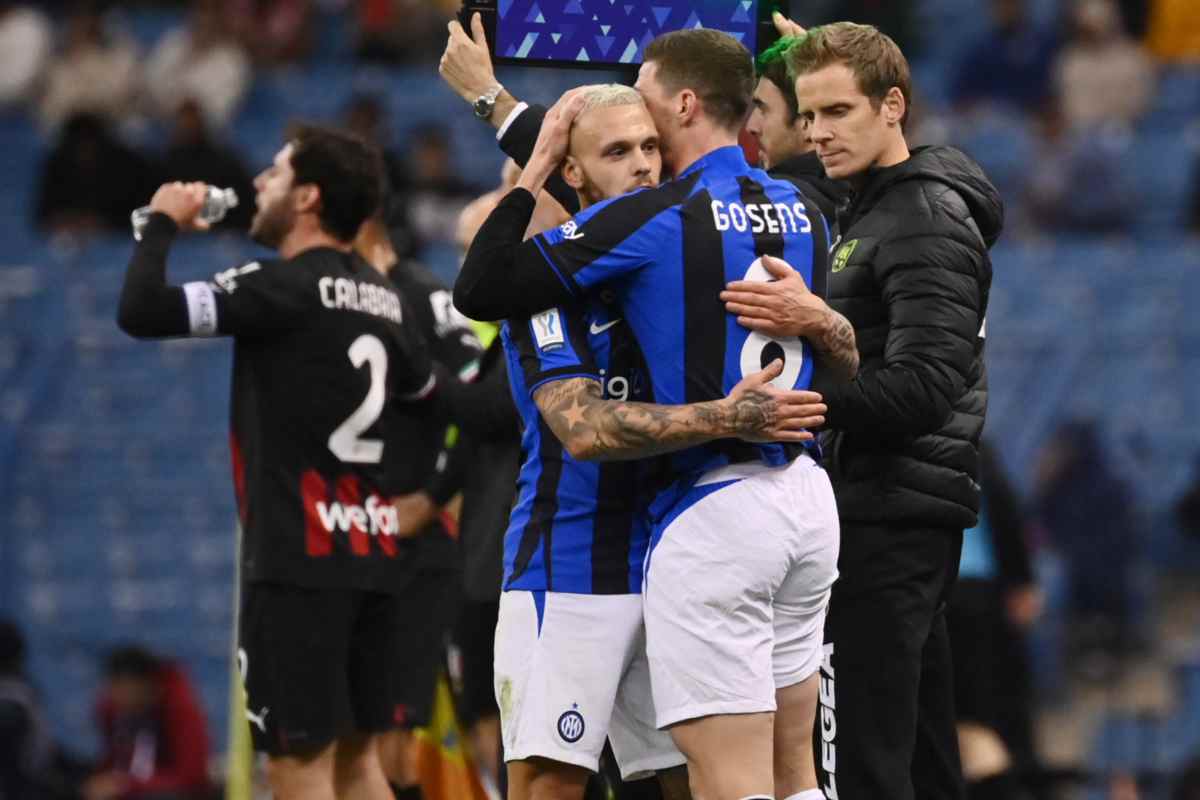 Inter infortunio Gosens (LaPresse) - calcionow.it