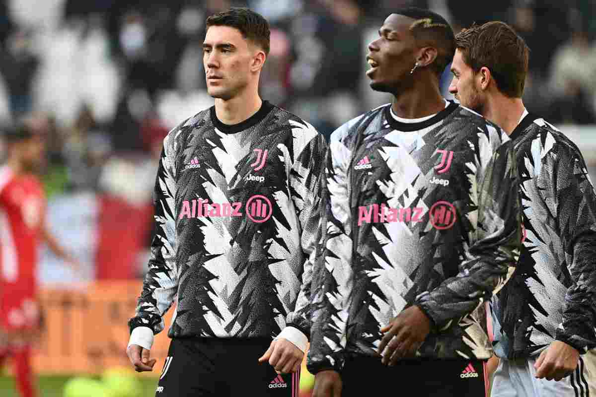 Nuova maglia Juventus Pogba Vlahovic