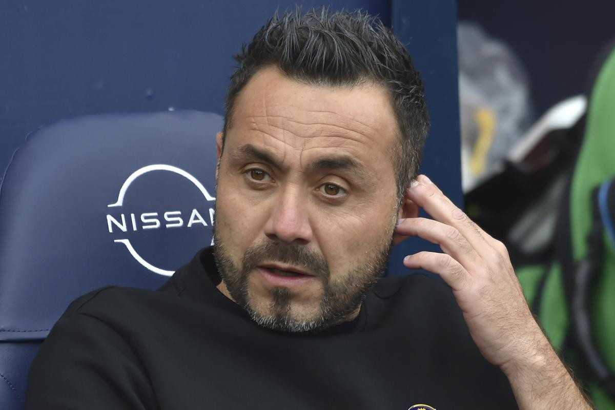 Roberto De Zerbi potrebbe prendere il posto di Inzaghi all'Inter