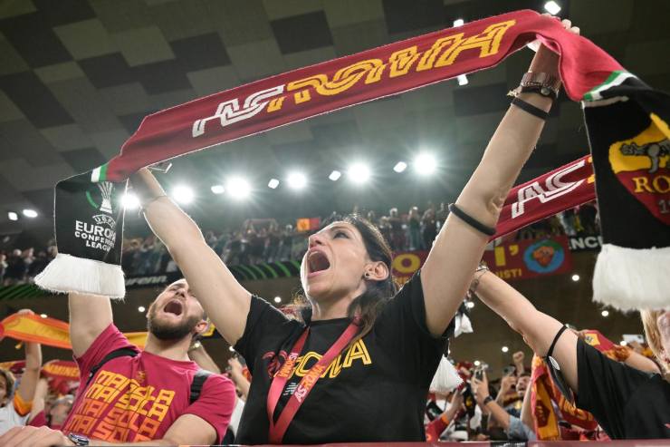 Roma si prepra in vista della finale di Europa League