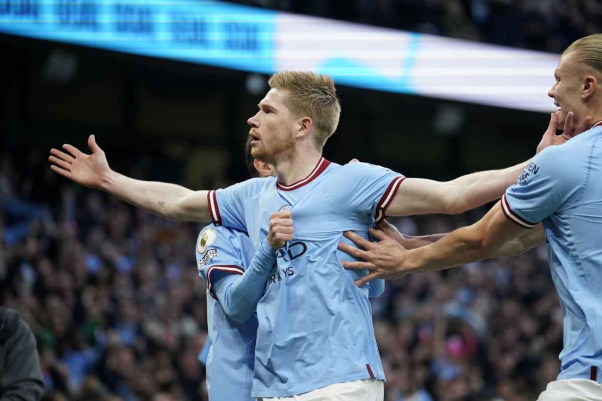 De Bruyne, Michele illumina la festa