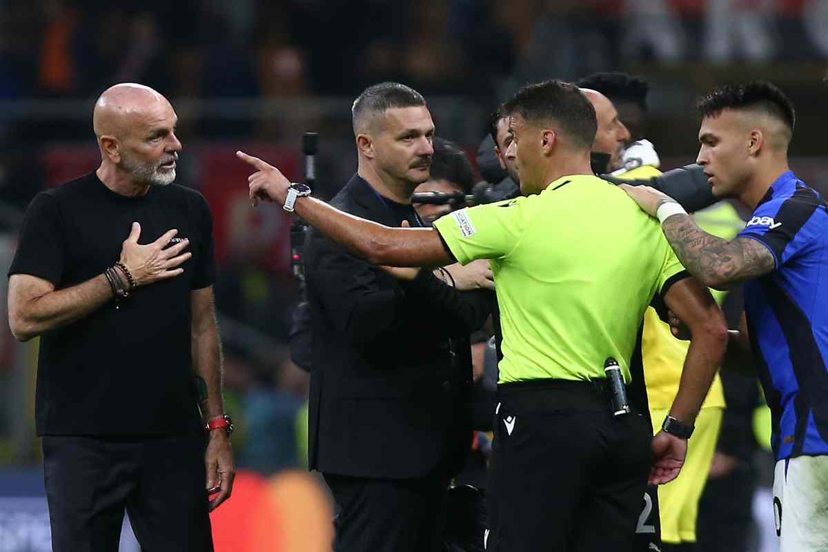 Gil Manzano arbitro milan inter pioli 