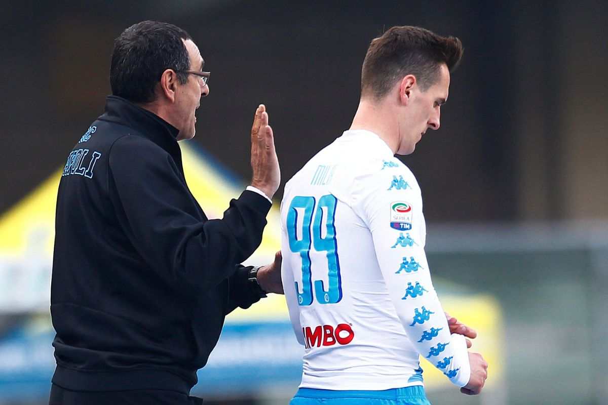 Lazio Milik Sarri