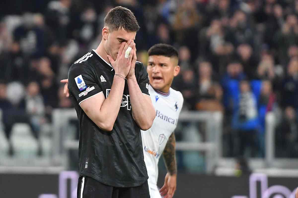 Vlahovic dice addio alla Juve