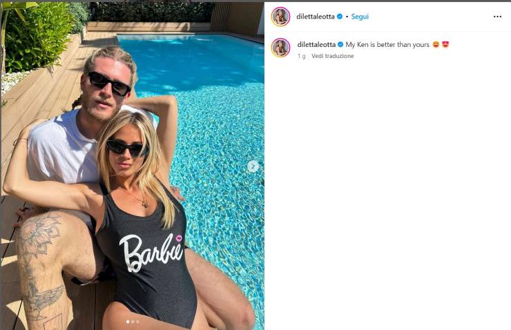 Diletta Leotta fa una dedica molto particolare al suo Karius. 