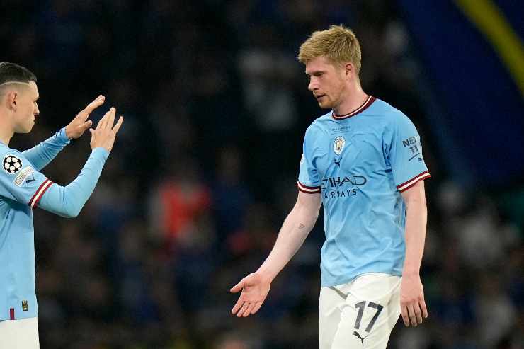 De Bruyne lascia Manchester saluti