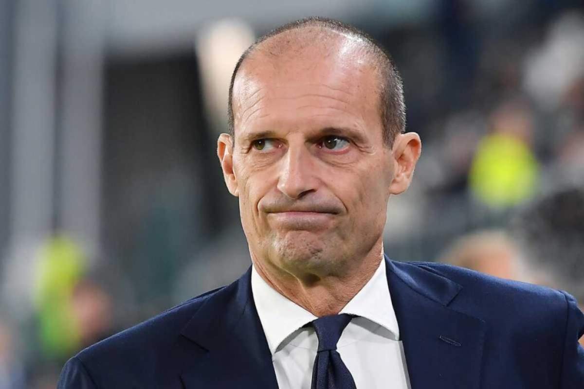 Massimiliano Allegri preoccupato per la Juventus