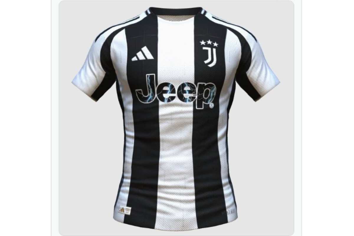 Juventus Adi Box Performance – Maglietta Uomo Girocollo A Maniche Corte, Stampata, 60% Poliestere 40% Cotone, Colore Nero