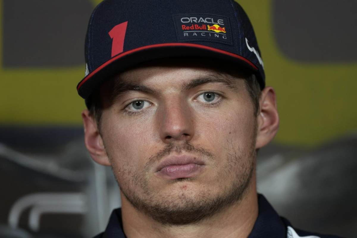 Max Verstappen sotto choc