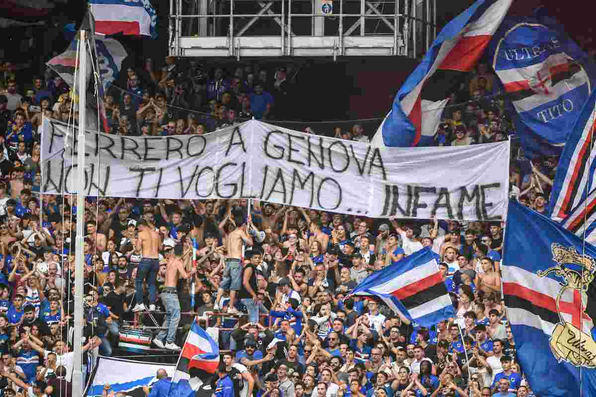 Ferrero: i tifosi della Sampdoria non vogliono il suo ritorno