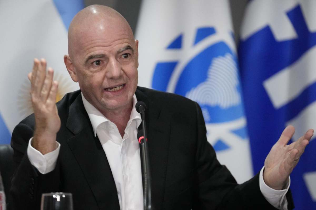 Gianni Infantino ha parlato in merito alla sconfitta a tavolino in Serie A per i fatti legati al razzismo