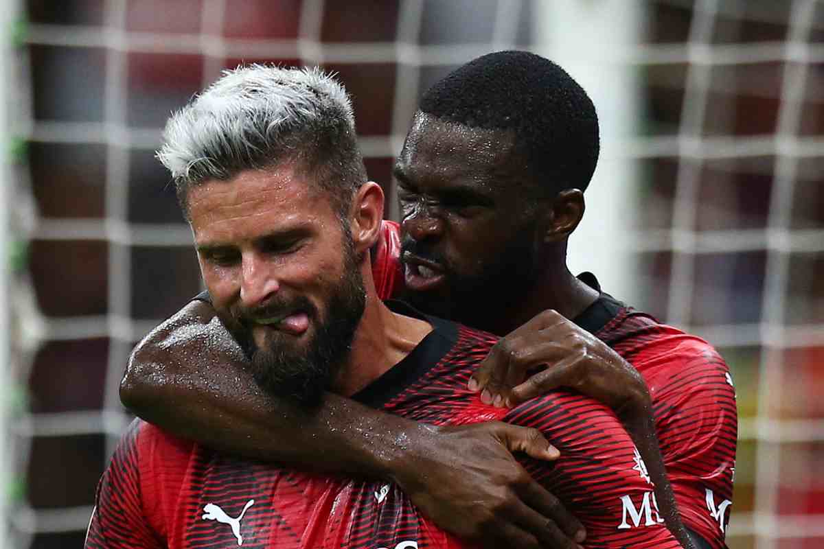 Milan rientro Giroud Florenzi Tomori