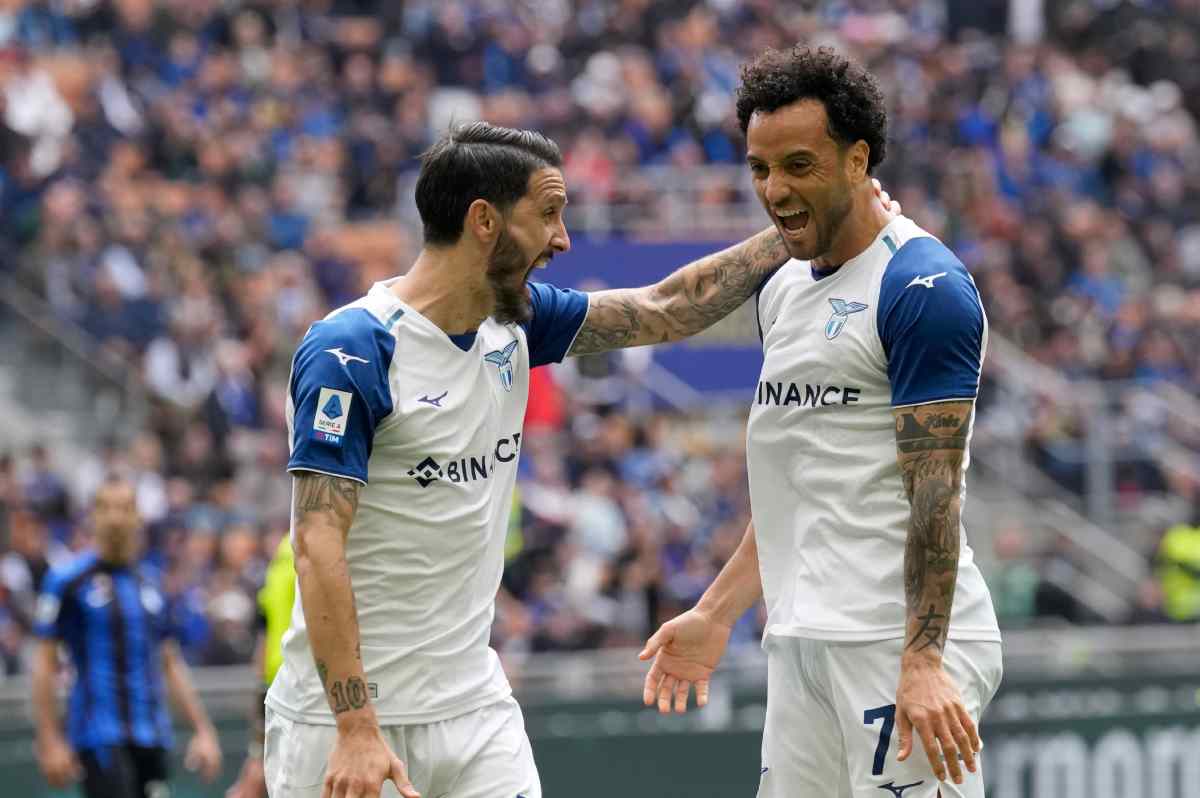 Luis Alberto elogia il compagno Felipe Anderson