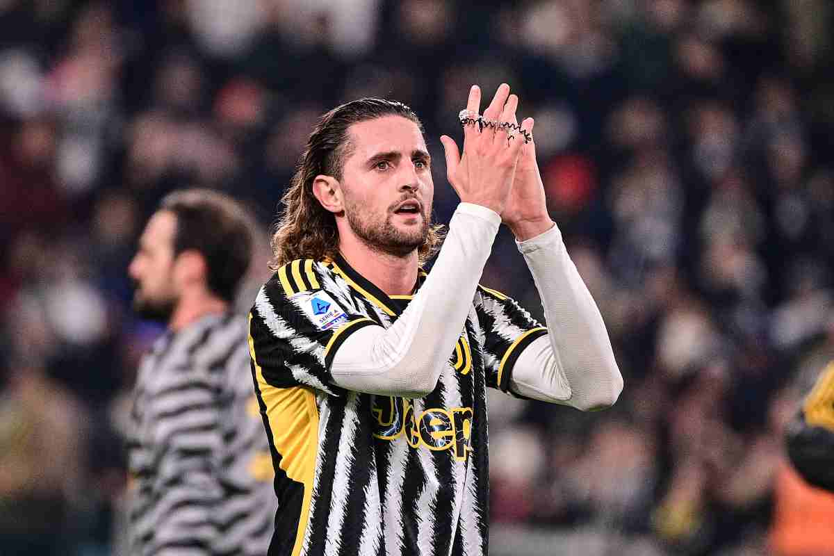 Juventus, infortunio Rabiot