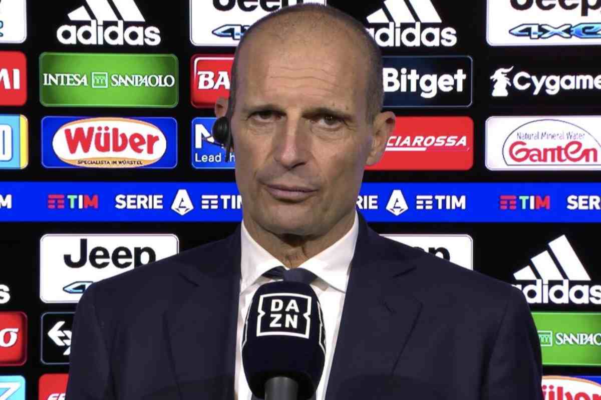 Allegri ha parlato a Dazn nel post-partita di Inter-Juventus