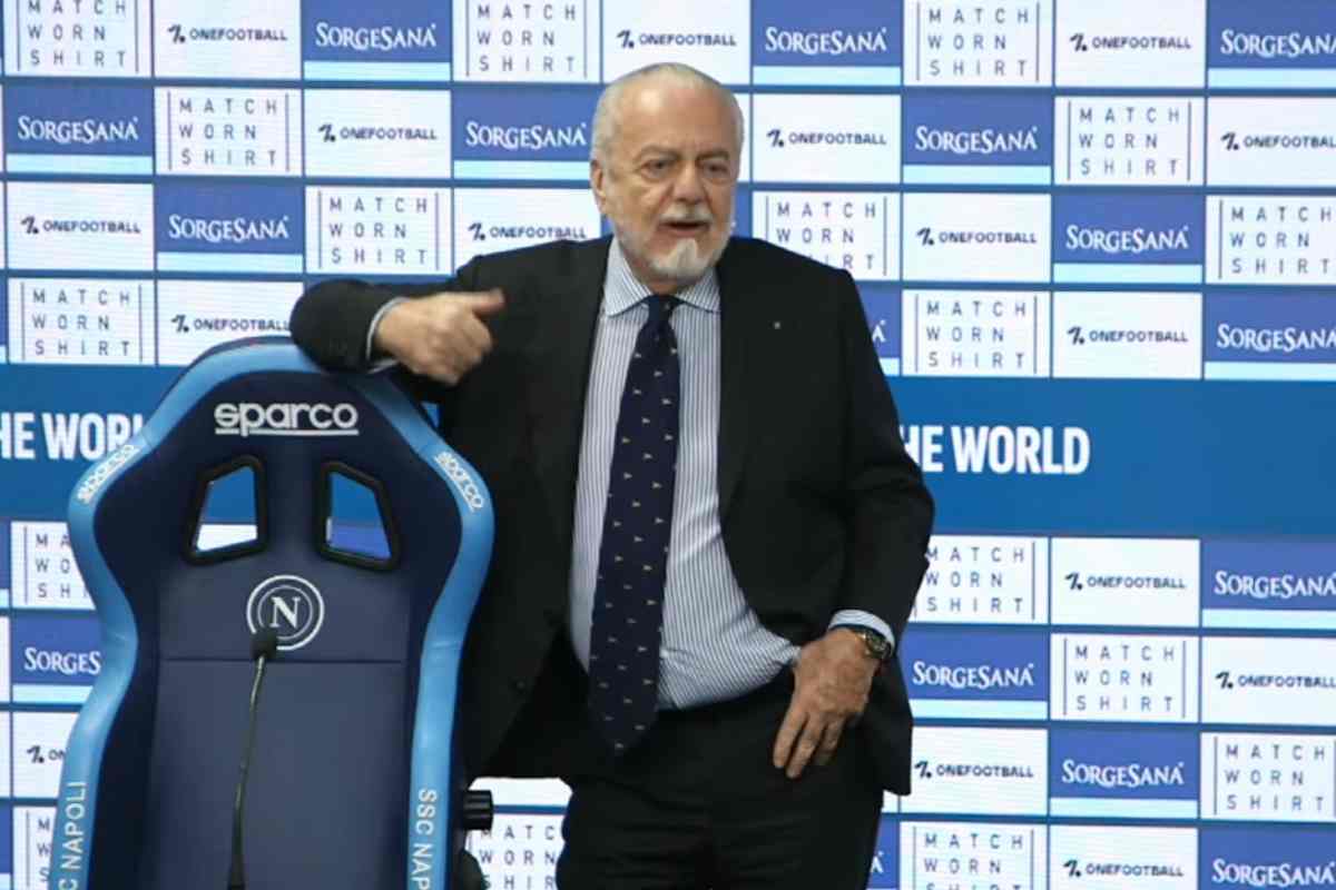 Aurelio De Laurentiis parla in conferenza stampa