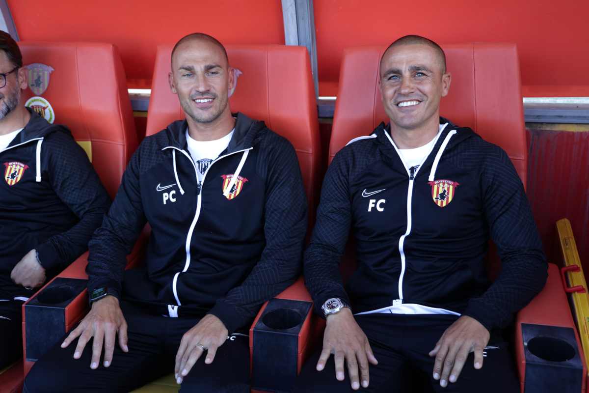 Fratelli Cannavaro in panchina col Lecco