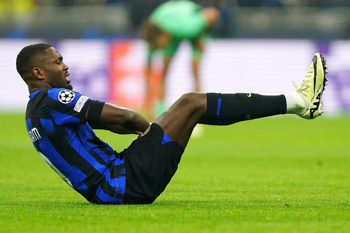 Infortunio Thuram e tegola per l'Inter