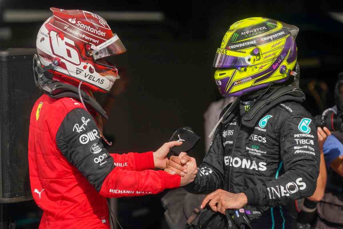 Hamilton Leclerc dichiarazioni Surer convivenza Ferrari