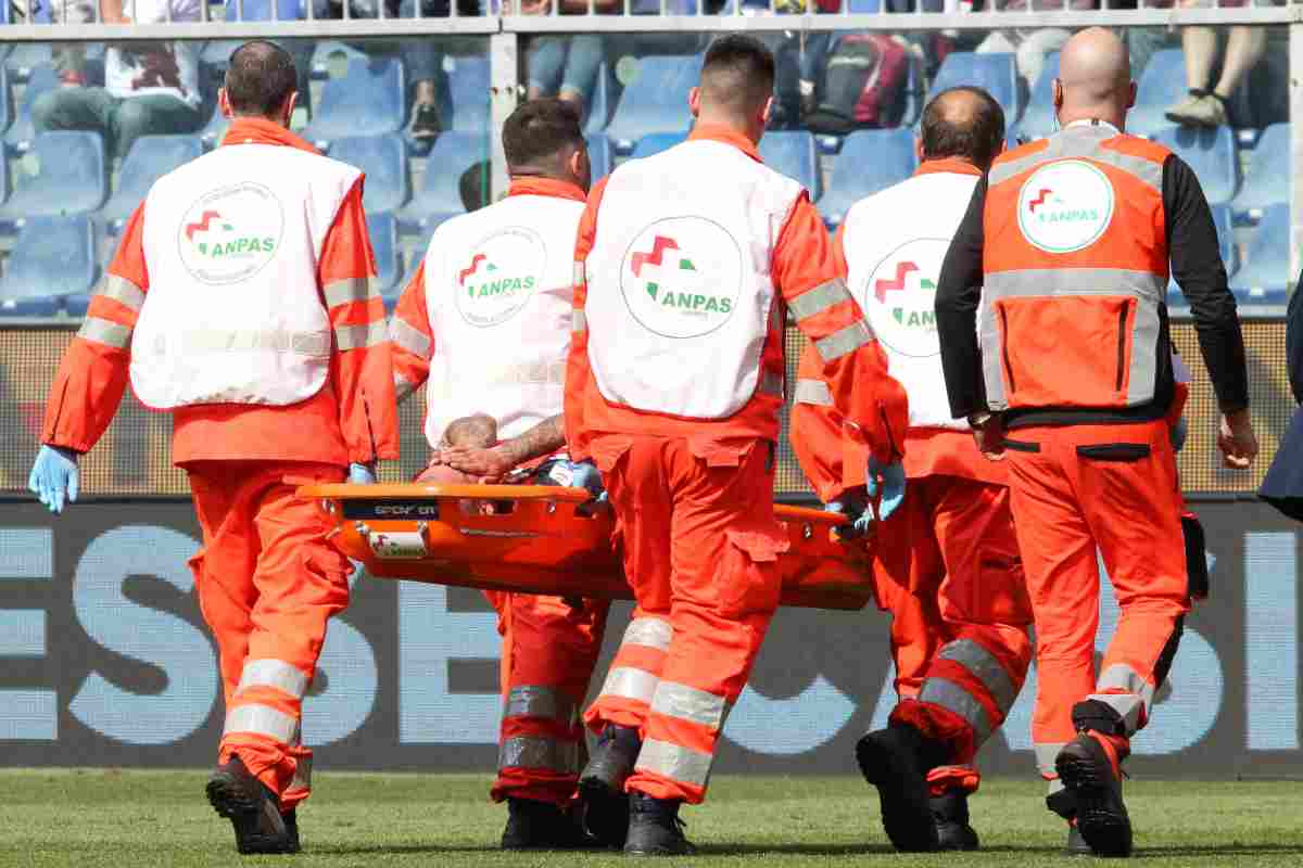 Serie A, problema muscolare per il centrocampista