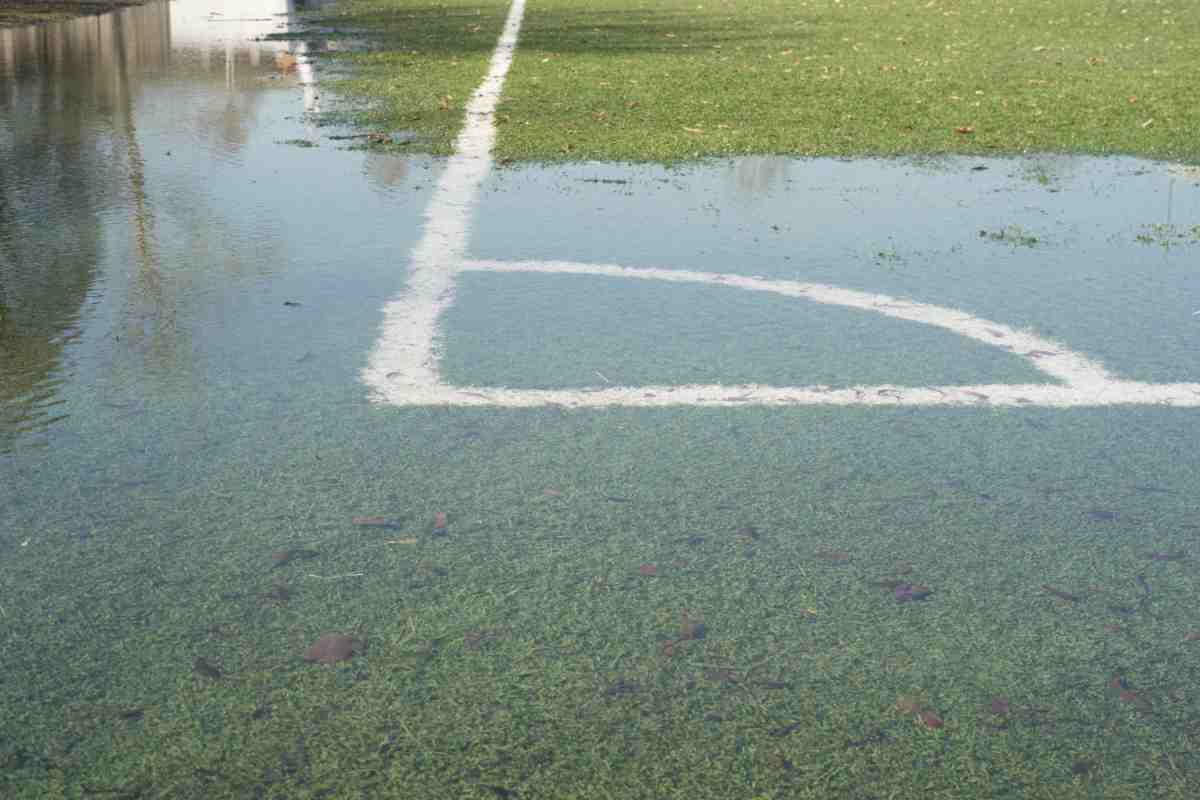 partita rinviata per maltempo