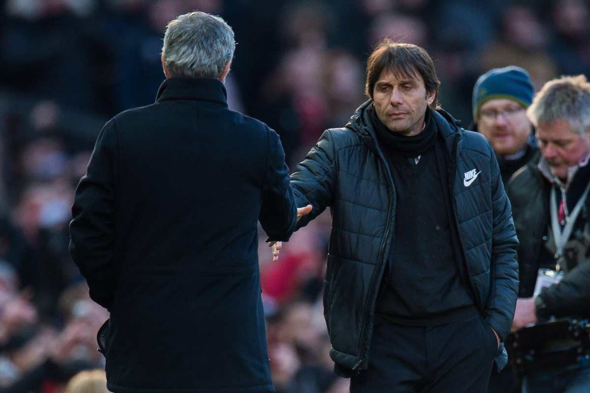 Mourinho e Conte assieme al nuovo ds del Napoli