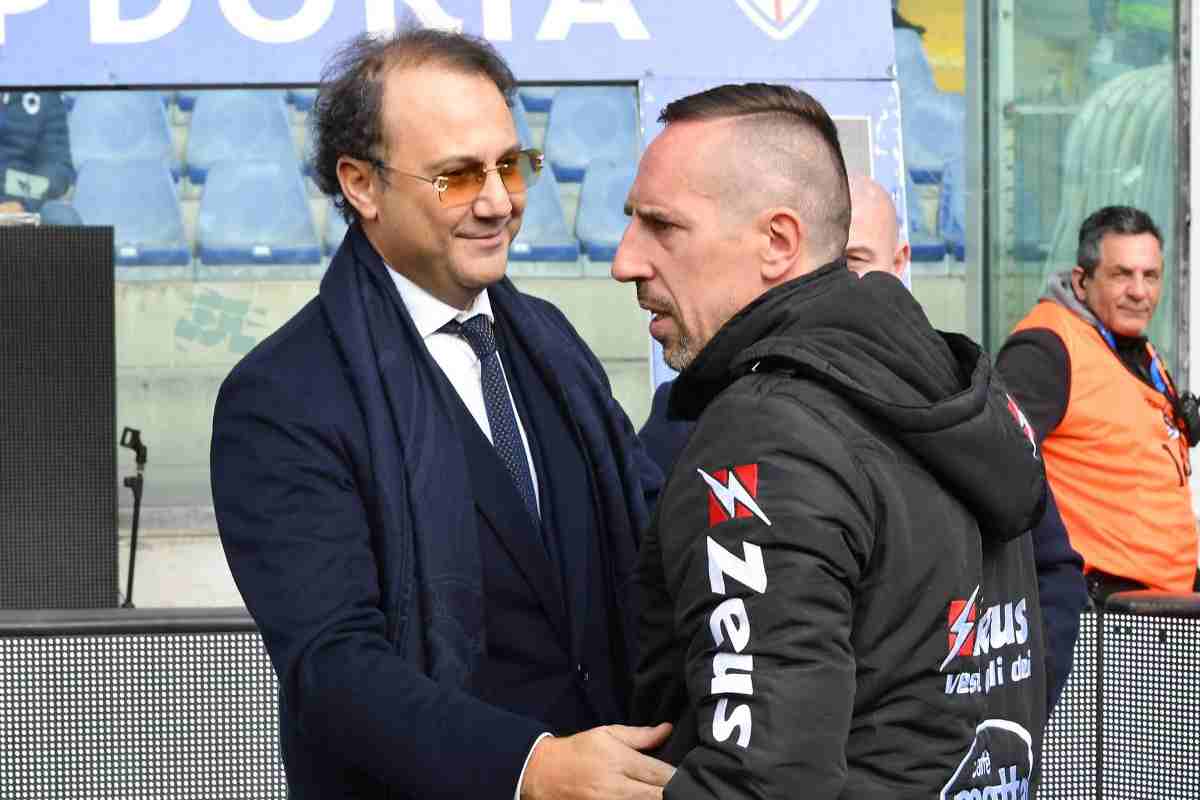 Iervolino potrebbe scegliere Ribery come nuovo allenatore della Salernitana