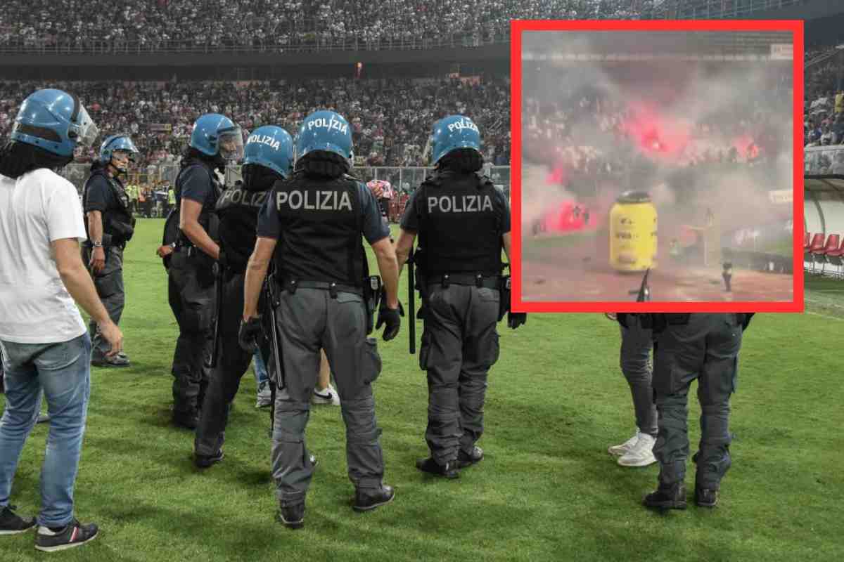 Scontri in Coppa Italia, interviene la Polizia