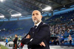 Igor Tudor prima di un match all'Olimpico