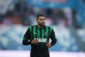L'attaccante del Sassuolo Domenico Berardi