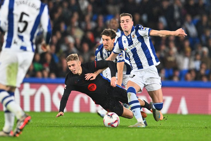 Luka Sucic in azione con la maglia della Real Sociedad