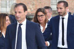 Giorgio Chiellini e Massimiliano Allegri