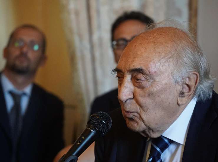 L'ex presidente del Napoli Corrado Ferlaino