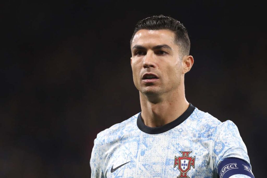 Il giocatore dell'Al Nassr e del Portogallo Cristiano Ronaldo