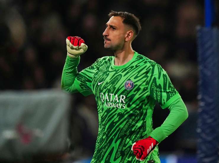 Il portiere del Paris Saint-Germain Gianluigi Donnarumma