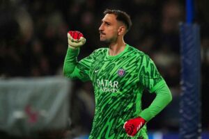 Il portiere del Paris Saint-Germain e dell'Italia Gianluigi Donnarumma