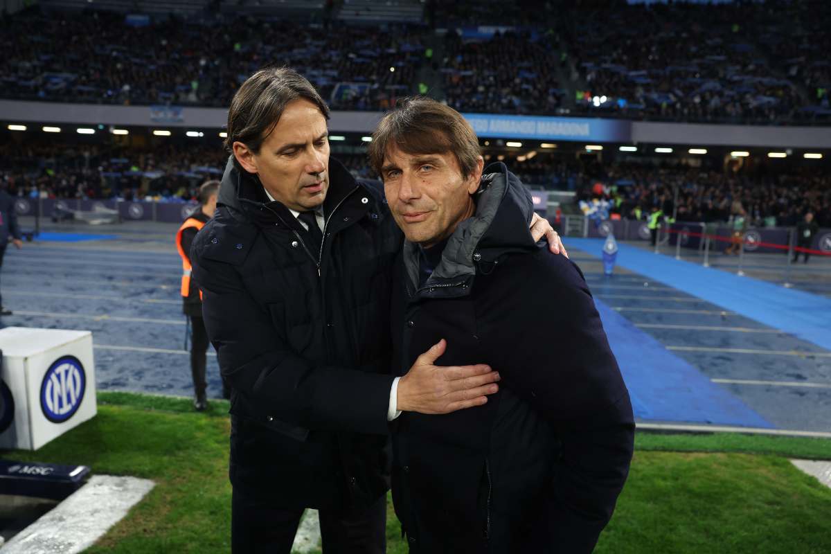 Simone Inzaghi e Antonio Conte