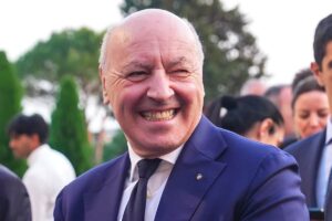 Il presidente dell'Inter, Beppe Marotta