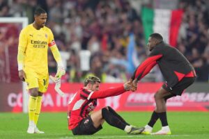 Il Milan in campo