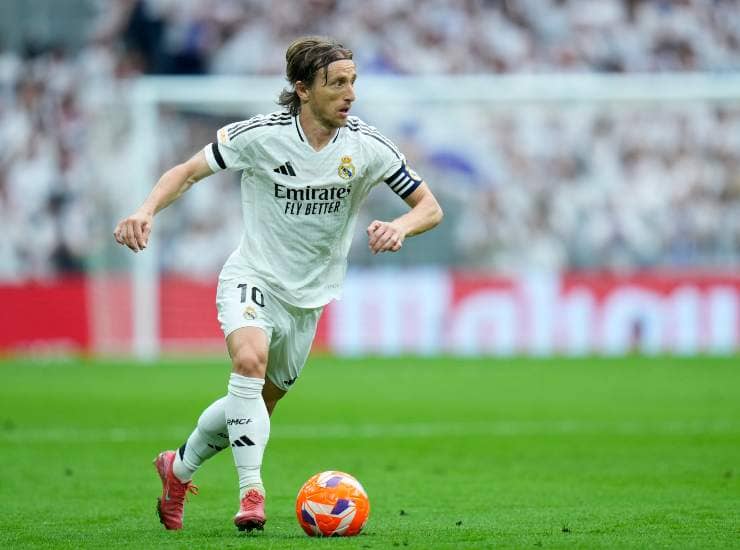 Il centrocampista del Real Madrid Luka Modric